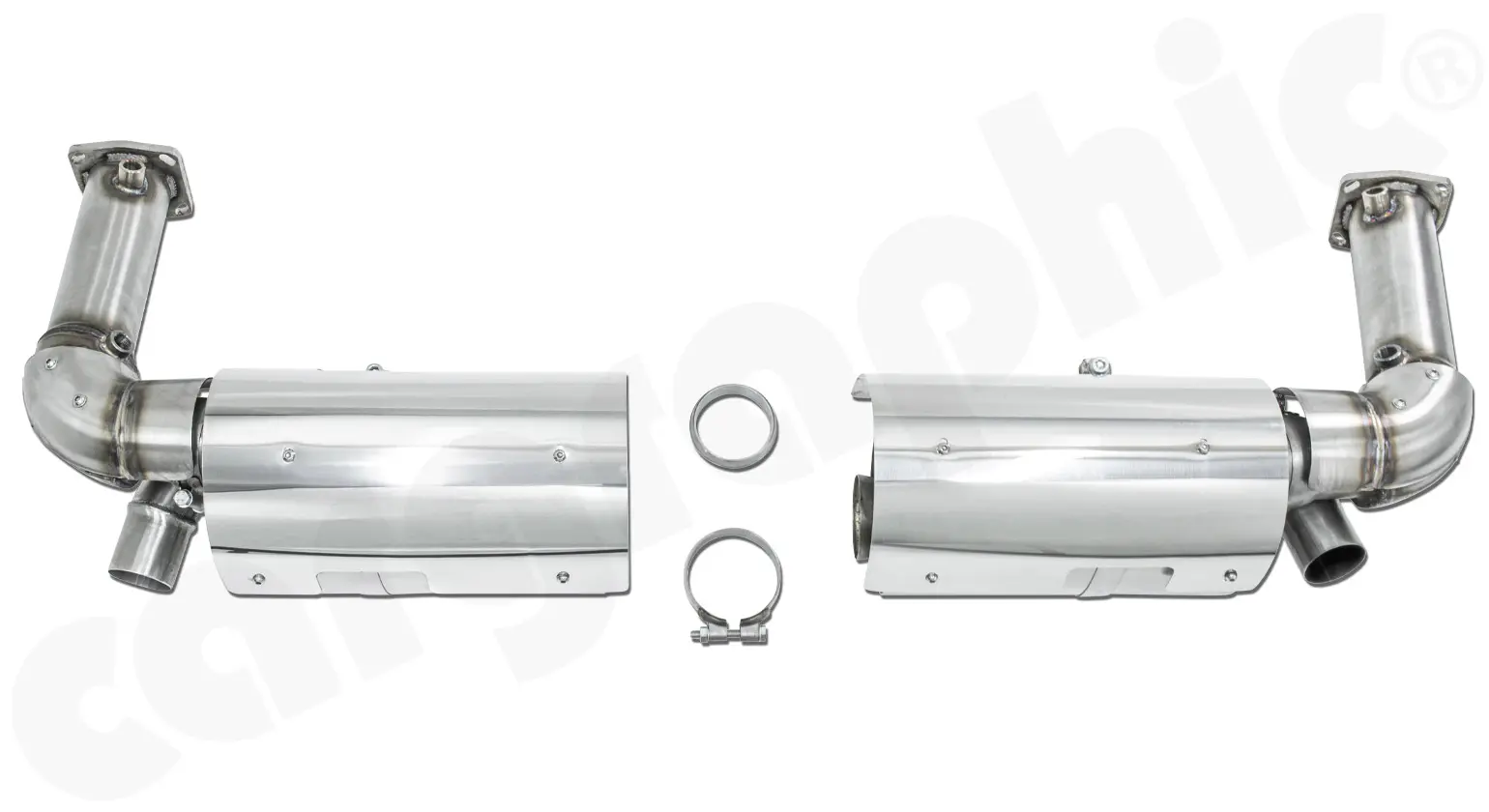 CARGRAPHIC Sportauspuff für Porsche 996 Turbo GT2 günstig