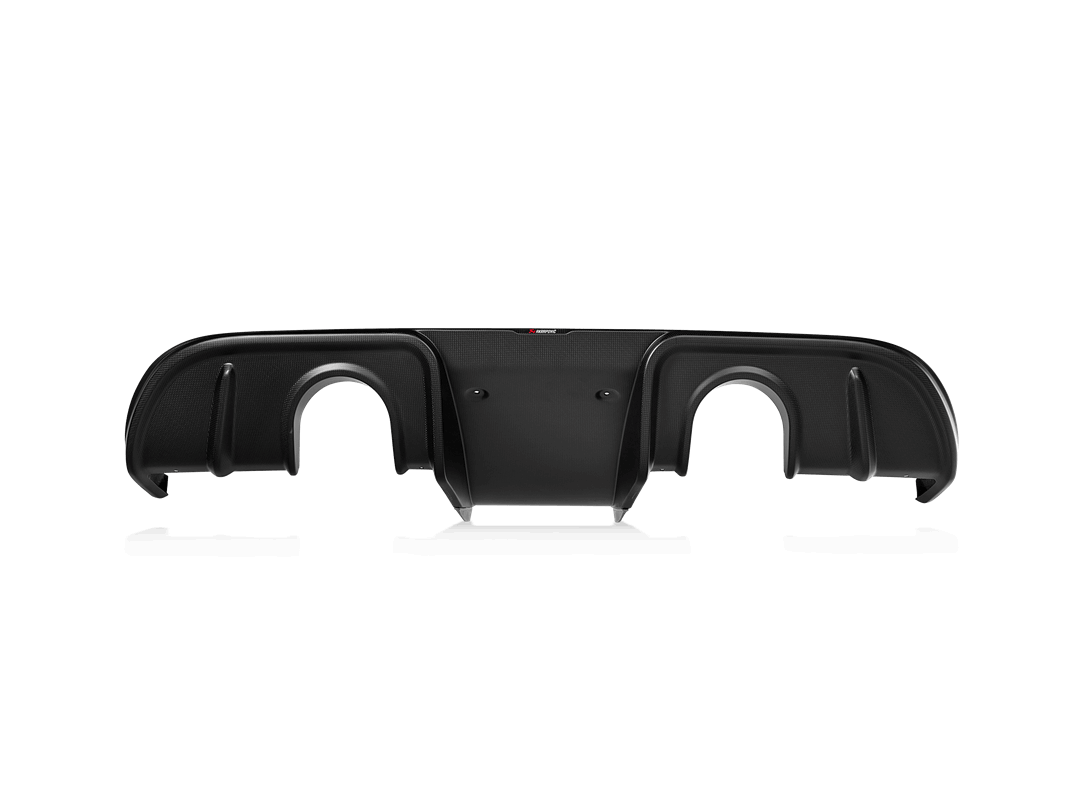 Akrapovic Rear Carbon Fibre Diffuser - Matte für Porsche 718 Cayman GT4 / 718 Boxster Spyder