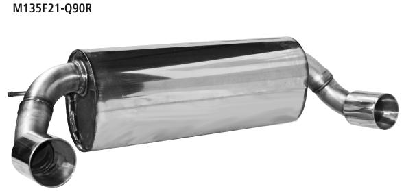 Bastuck Sportauspuff für BMW 114d Typ F21 2x 1x90mm, gerade Race-Look Bastuck Sportauspuff BMW 116i F21 Race-Look kaufen