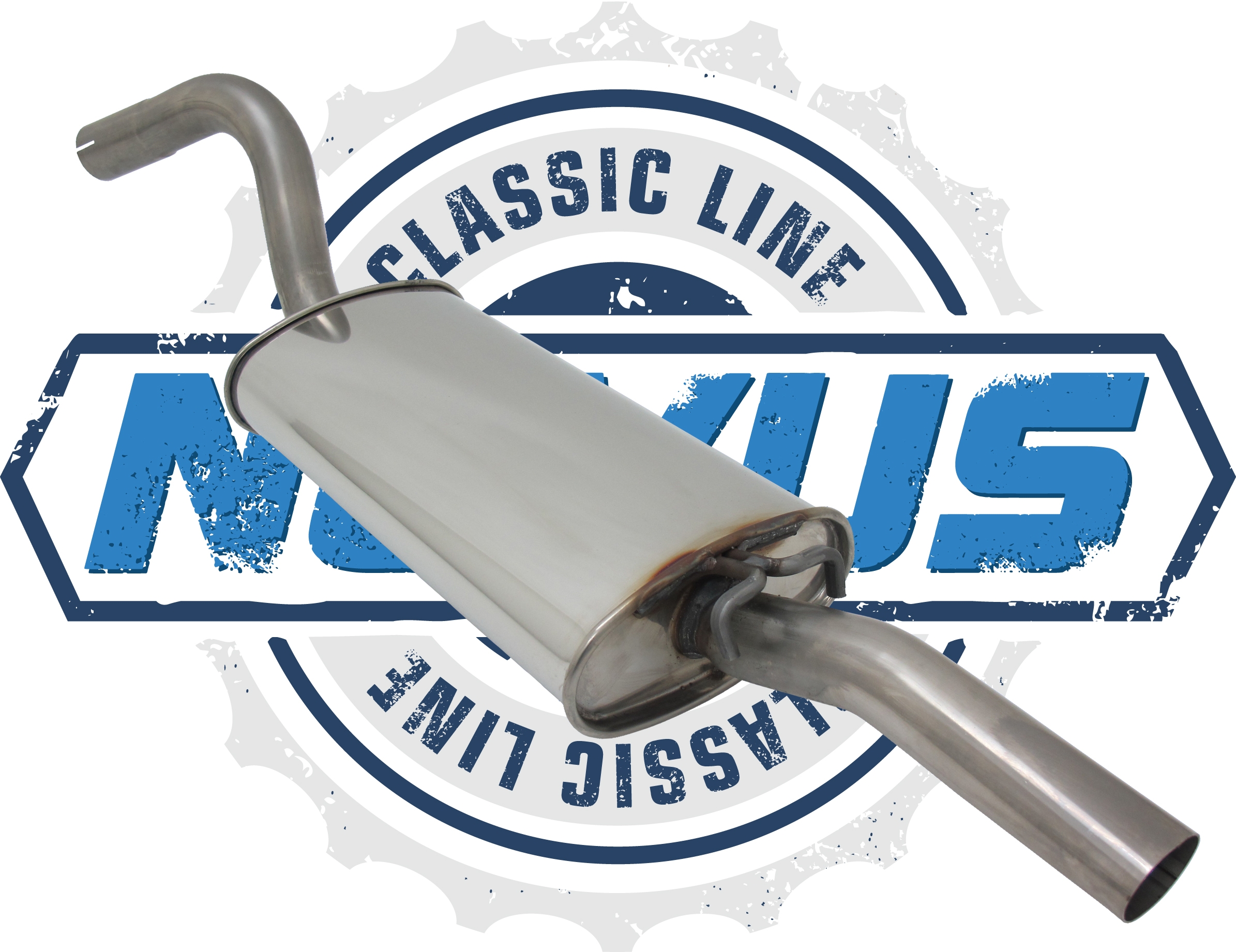 Novus Classic Line Edelstahl Endschalldämpfer für Audi 80 Novus Classic Line Edelstahl Endschalldämpfer Audi 80 kaufen