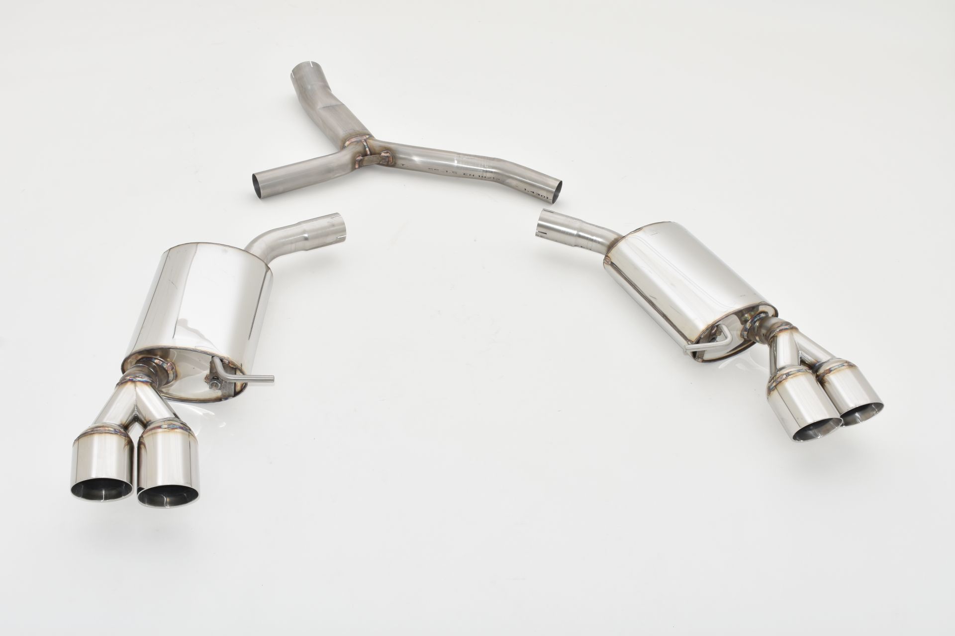 Friedrich Motorsport 76mm Duplex-Sportendschalldämpfer Audi A5 B9 (F5/B8) Coupe und Cabrio 