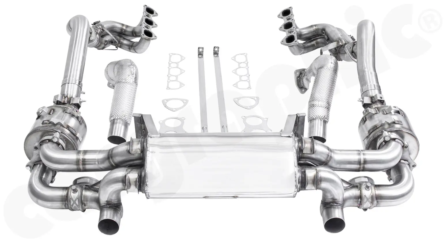 CARGRAPHIC Motorsport-Auspuff für Porsche 718 