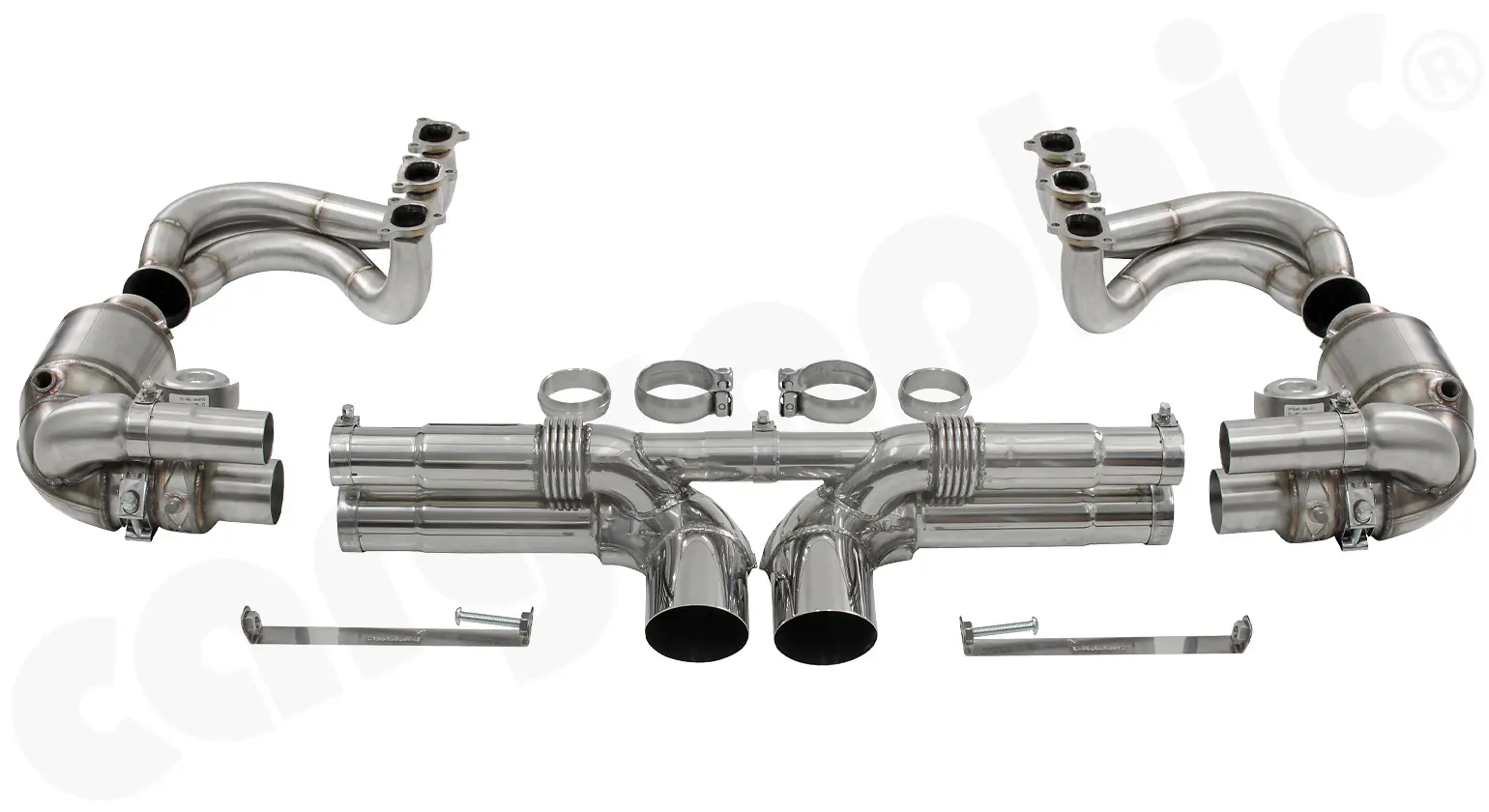 CARGRAPHIC Sportabgassystem für Porsche 997.2 GT3 
