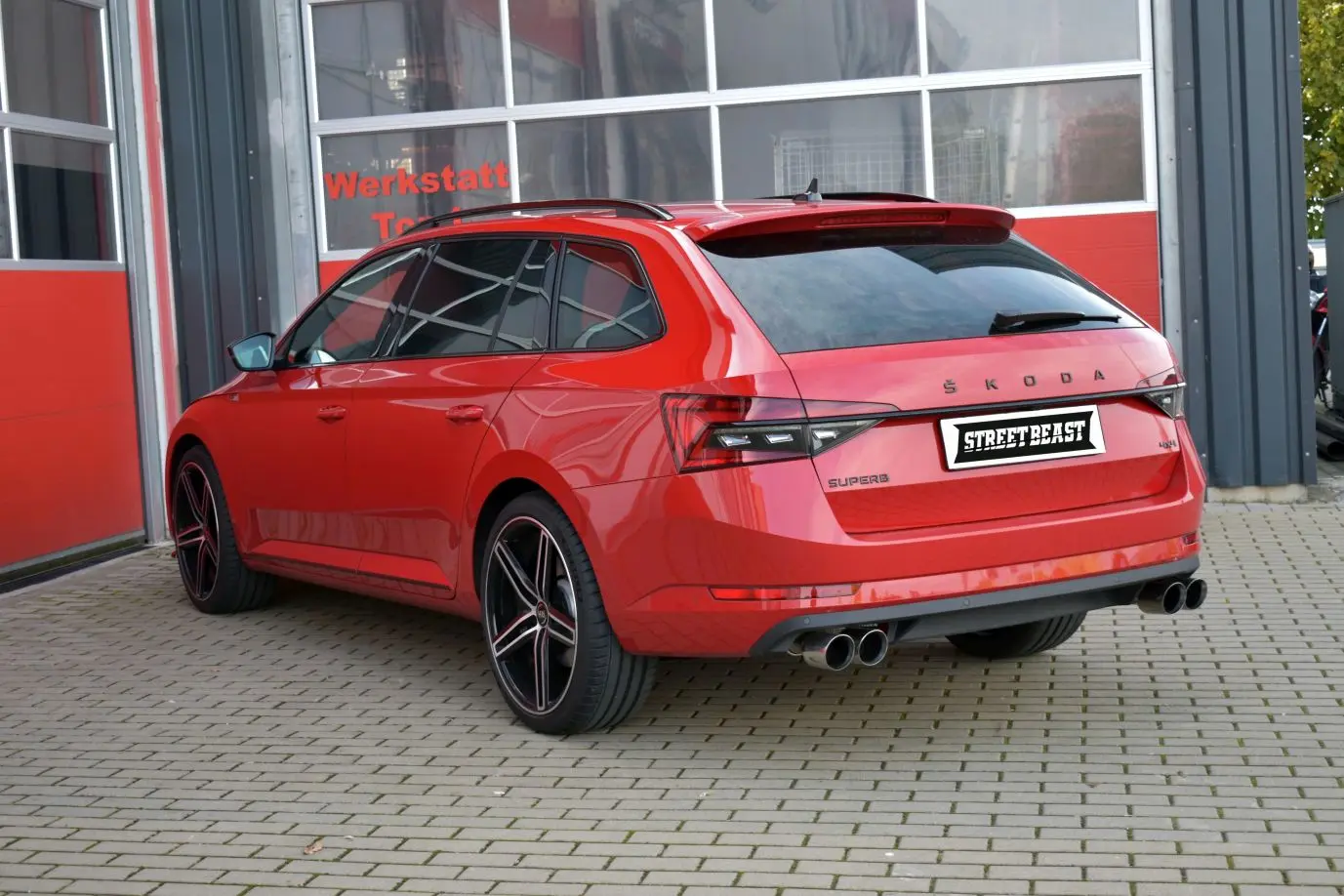 StreetBeast 76mm Duplex-Anlage Skoda Superb 3V 