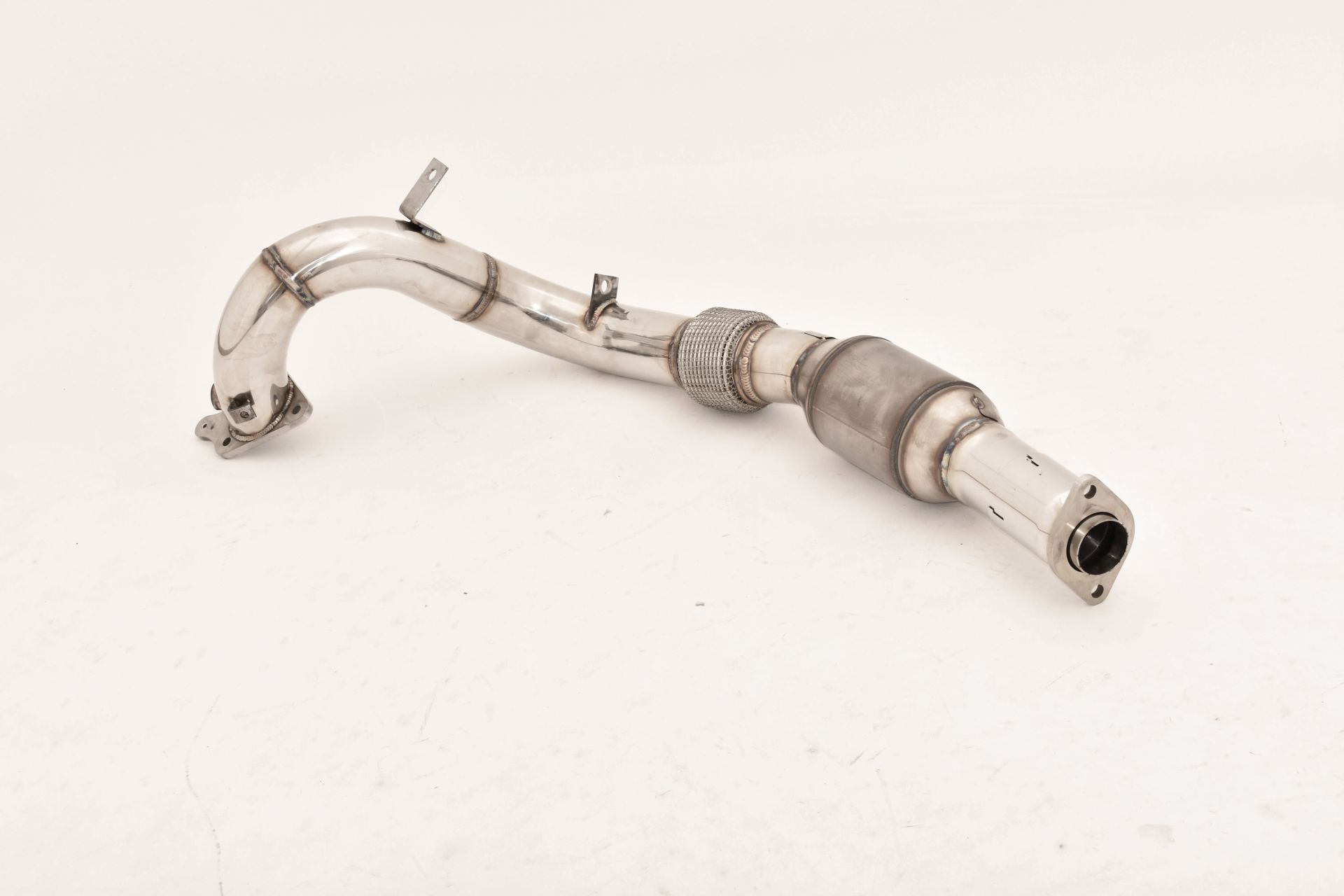 Friedrich Motorsport 76mm Downpipe mit 200 Zellen Sport-Kat. Edelstahl 