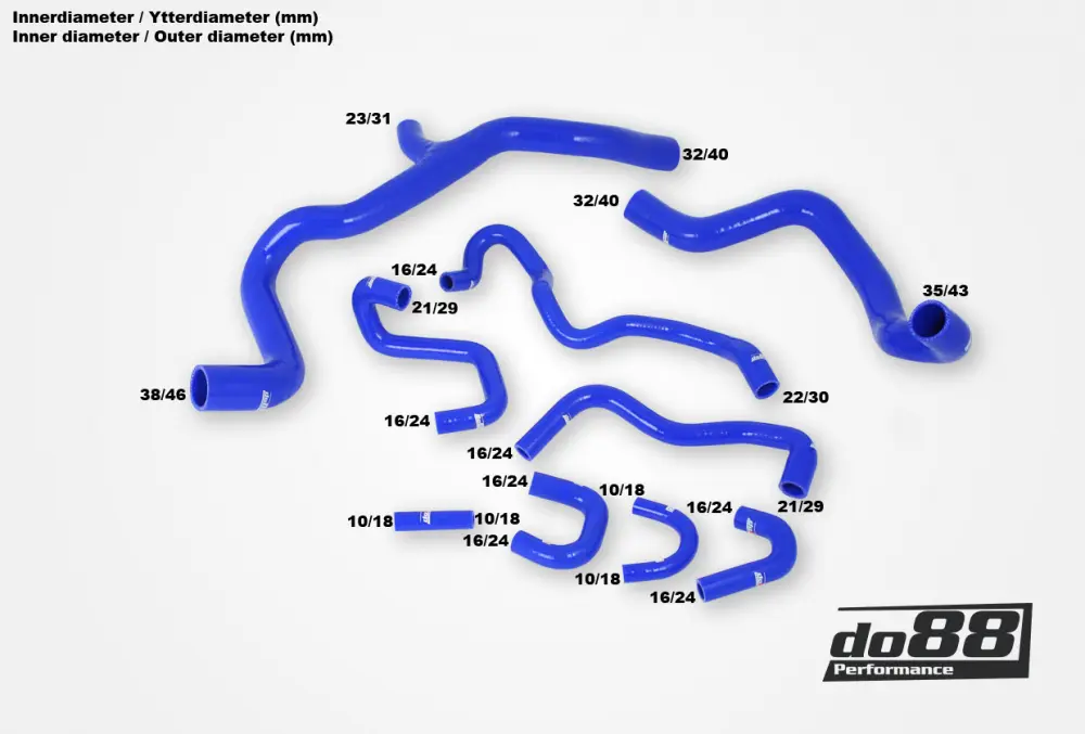 do88 Kühlerschläuche Volvo V70/S80 2.5T 2008-15 Foto