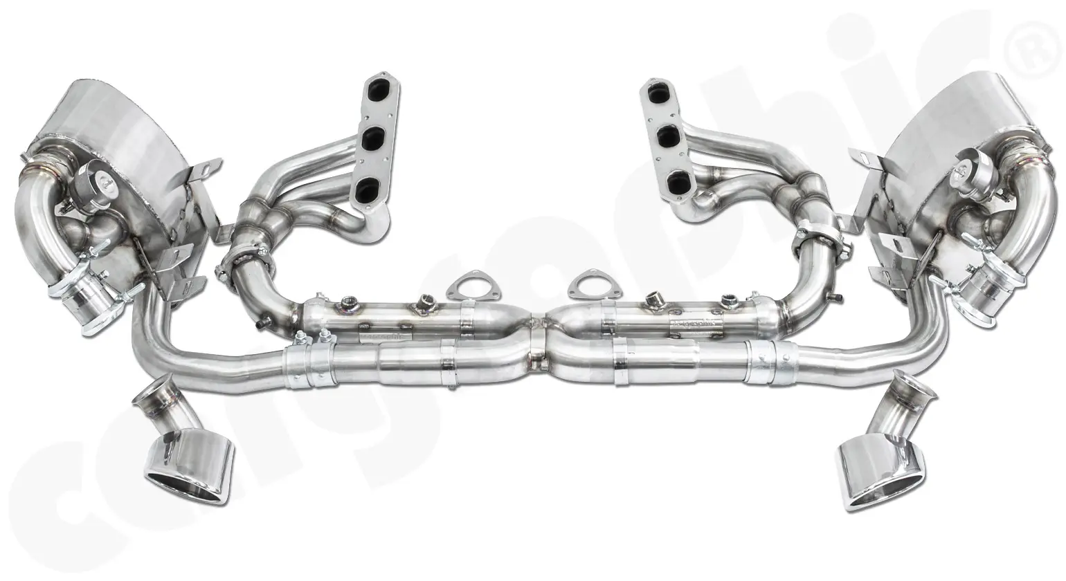 CARGRAPHIC Sportauspuff für Porsche 996 3,4l Carrera 