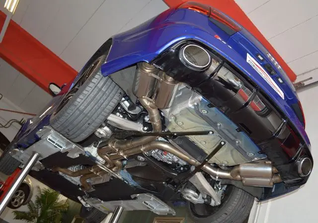 Friedrich Motorsport Duplex 2x76mm Edelstahl Foto