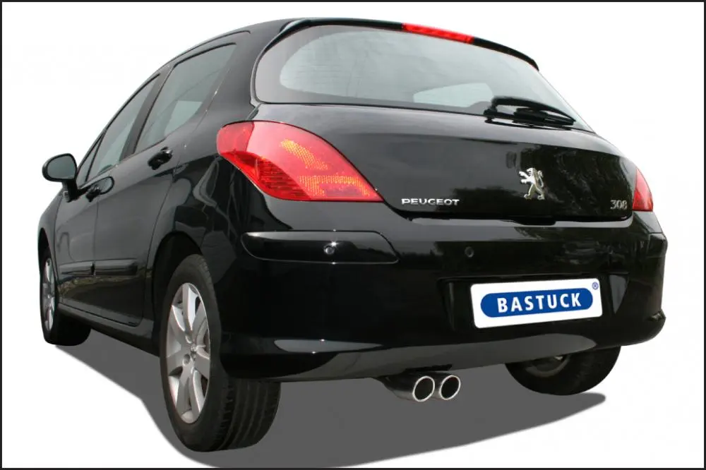 Bastuck Sportauspuff Peugeot 308 2x76mm Foto