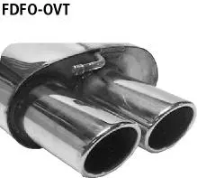 Bastuck Sportauspuff für Ford Focus I Typ DAW/DBW (Schrägheck) 2x89x77mm, oval