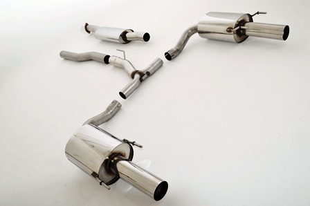 Friedrich Motorsport  76mm Duplex-Anlage Opel Insignia Stufenheck und Fließheck Allrad 