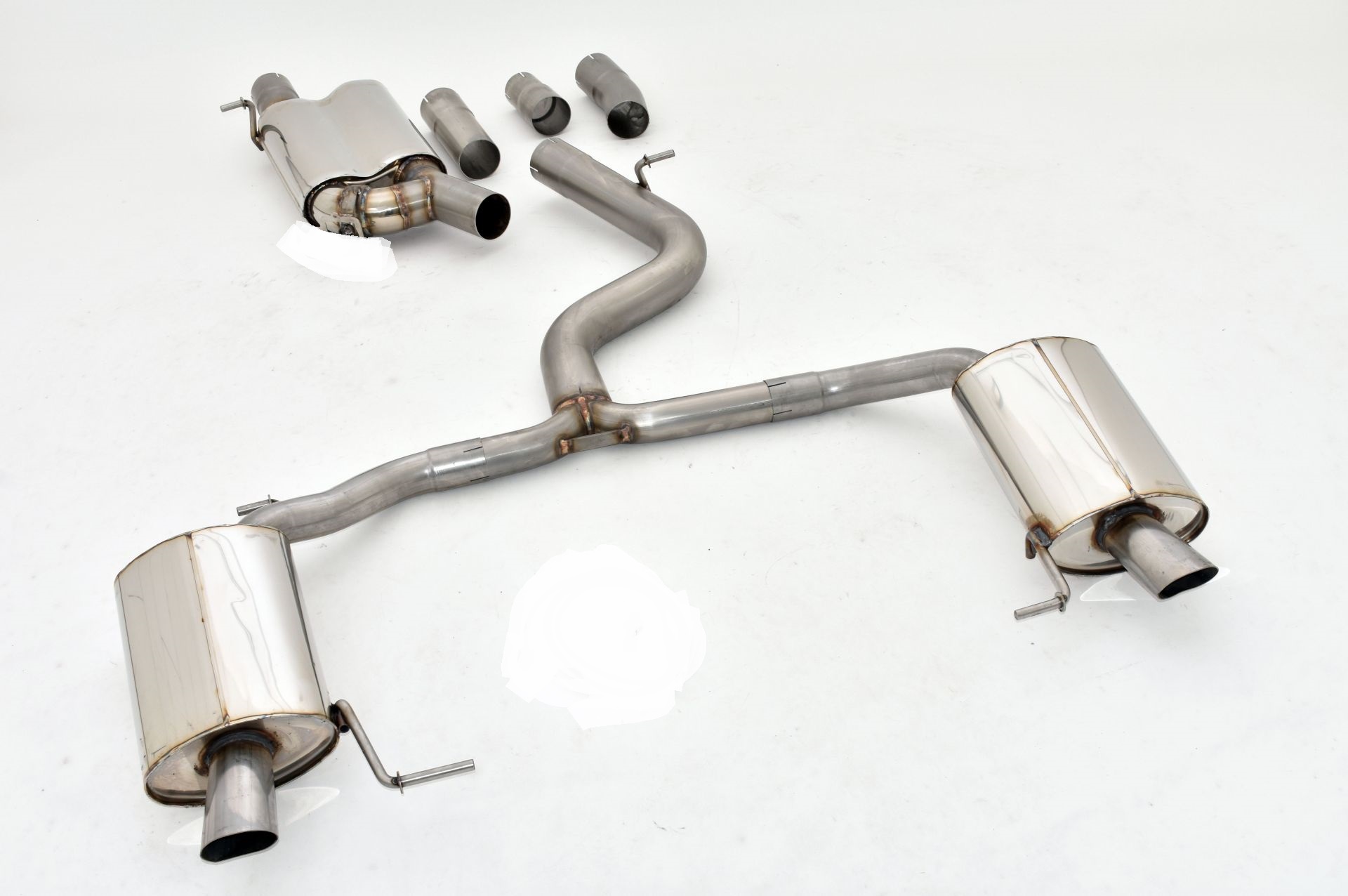 Friedrich Motorsport 76mm Duplex-Anlage VW Passat B8 (3C) Limousine und Variant Frontntrieb 