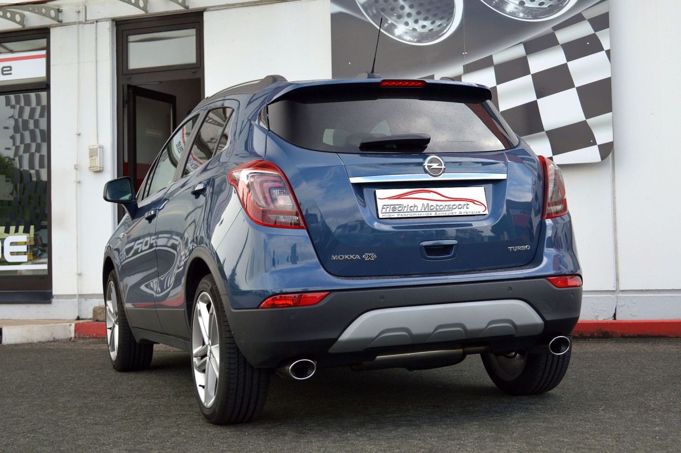 Sportauspuff für Opel Mokka Duplex Endschalldämpfer