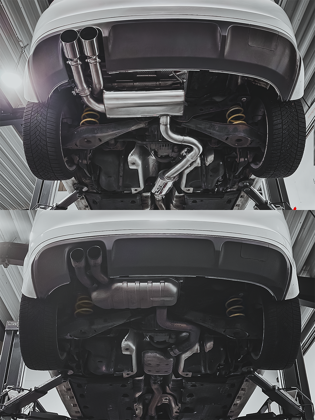 Bull-X ECE Abgasanlage 3in Audi S3 8P quattro
