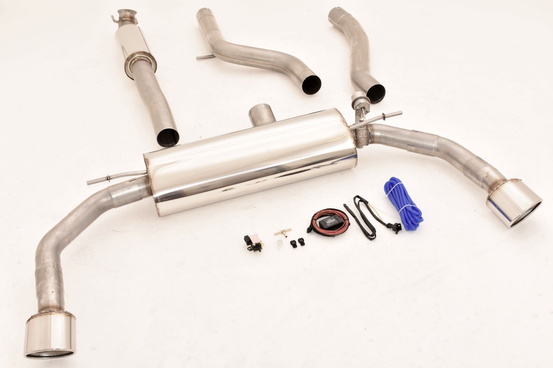 StreetBeast 76mm Duplex-Anlage mit Klappensteuerung, Mercedes W176 A-Klasse 