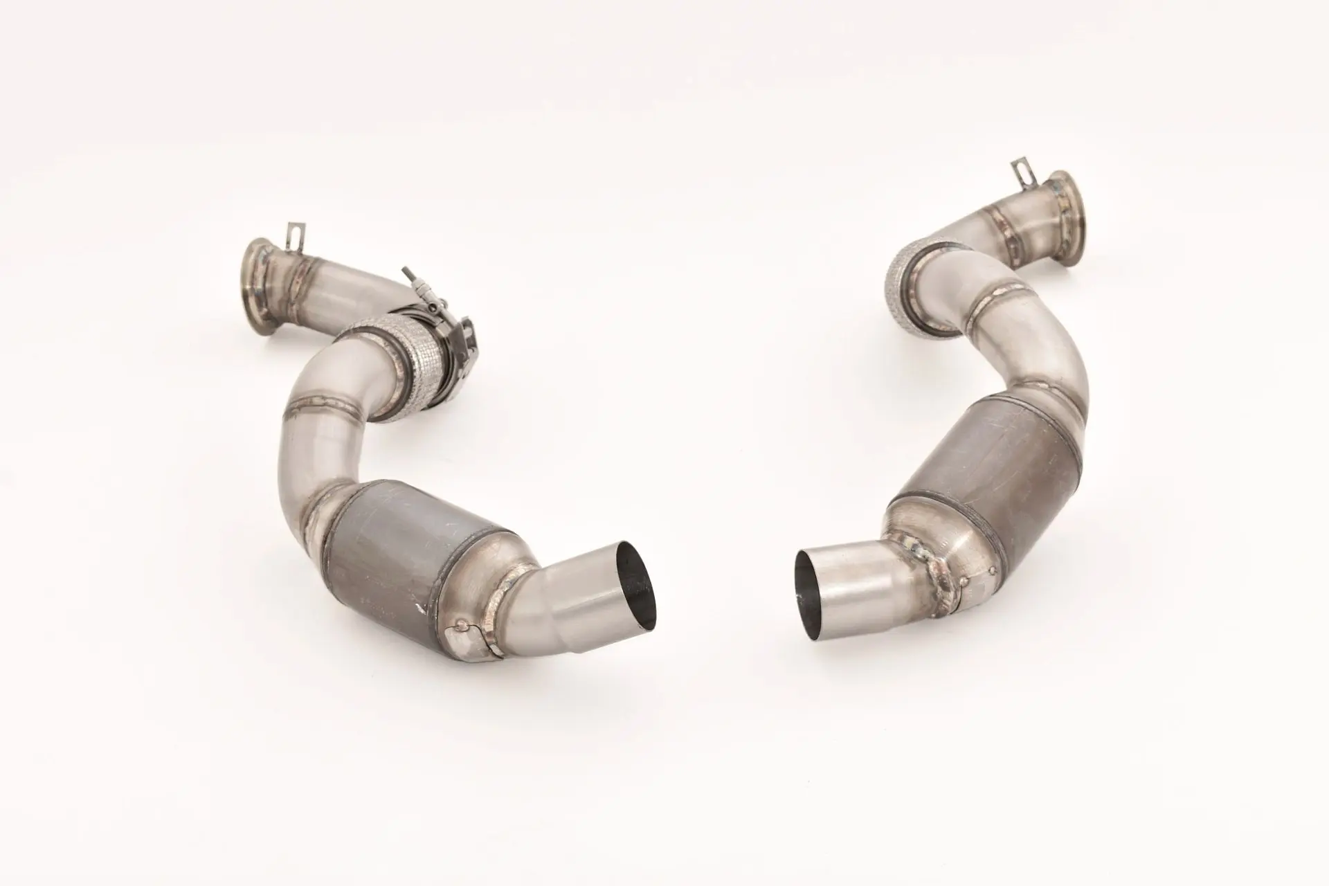 Friedrich Motorsport 76mm Downpipe-Satz mit 200 Zellen Sport-Kat. Edelstahl