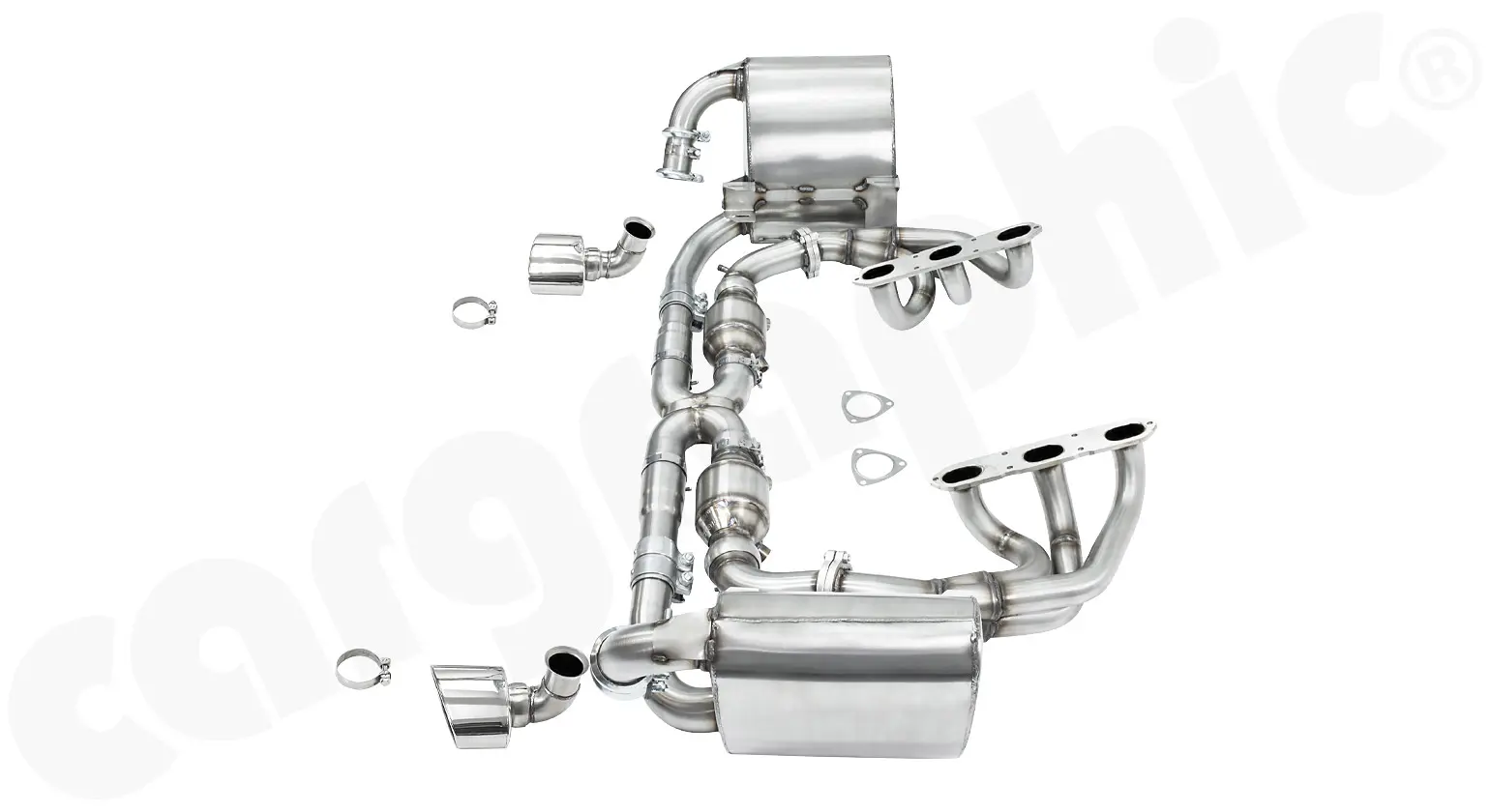 CARGRAPHIC Sportauspuff für Porsche 996 Carrera günstig