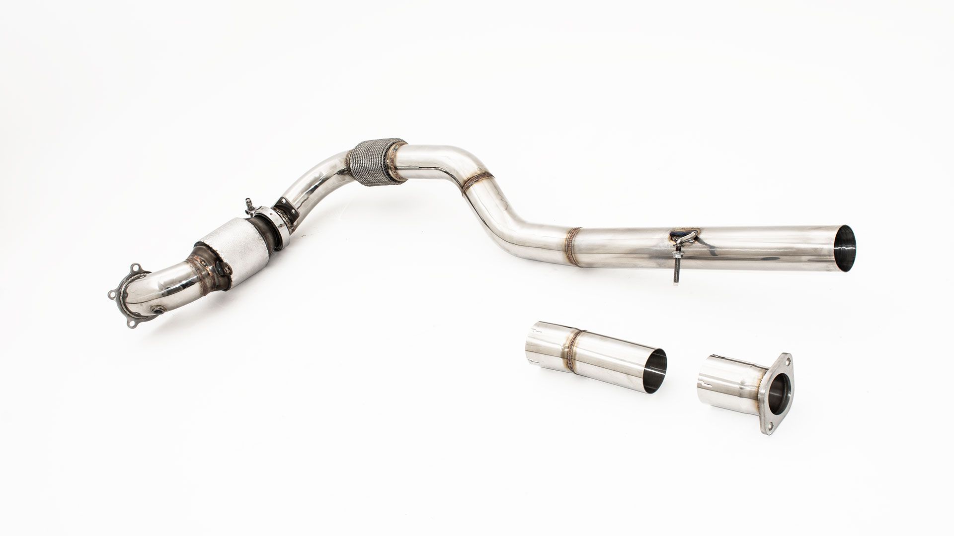 Friedrich Motorsport 76mm Downpipe mit Sport-Kat. Edelstahl 