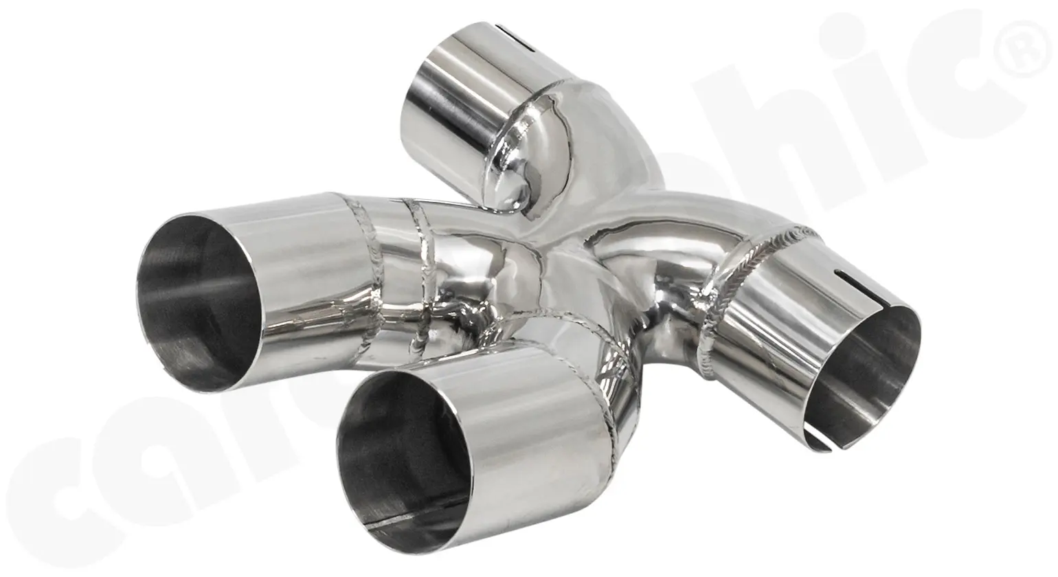 CARGRAPHIC Sport Doppel-Endrohr X für Porsche 987 981 Tuning