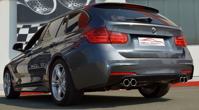 Friedrich Motorsport Duplex-Sportauspuff 76mm Edelstahl