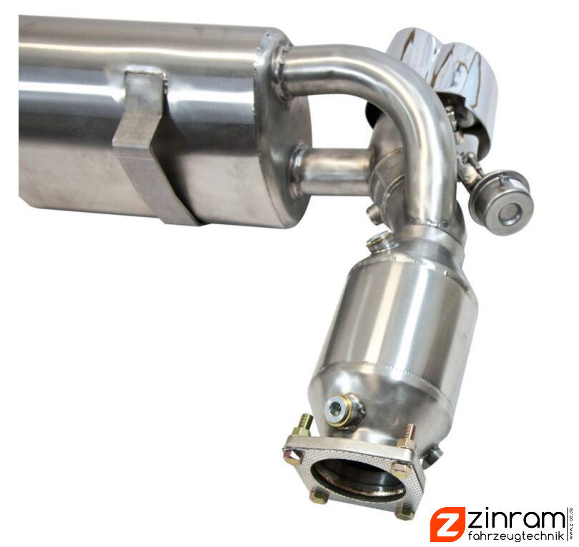 Zinram Porsche 911 996 Turbo S Edelstahl Auspuff Bild