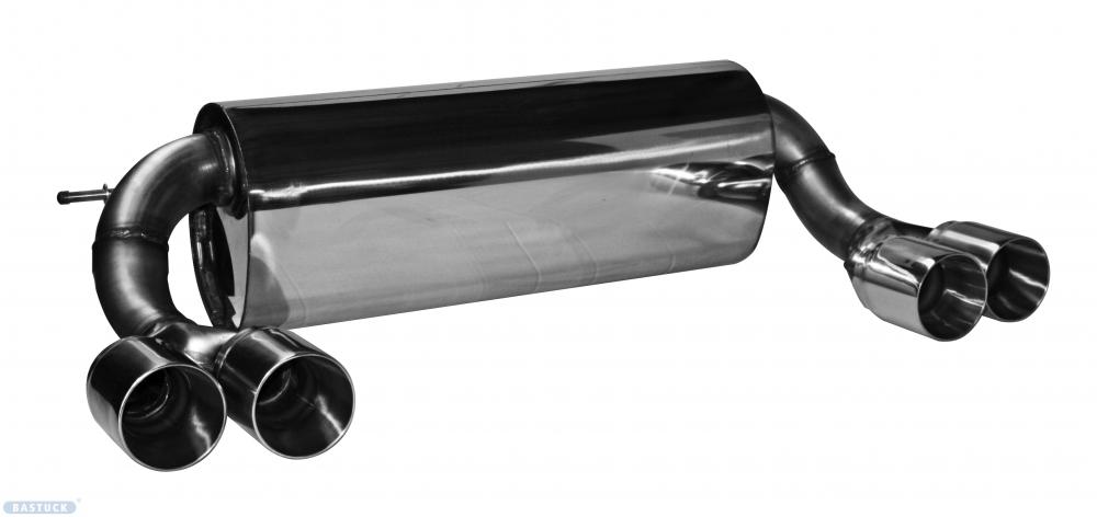 Bastuck Sportauspuff für BMW 418d Typ F32 (Coupé) nur B47 Motor 2x 2x85mm Race