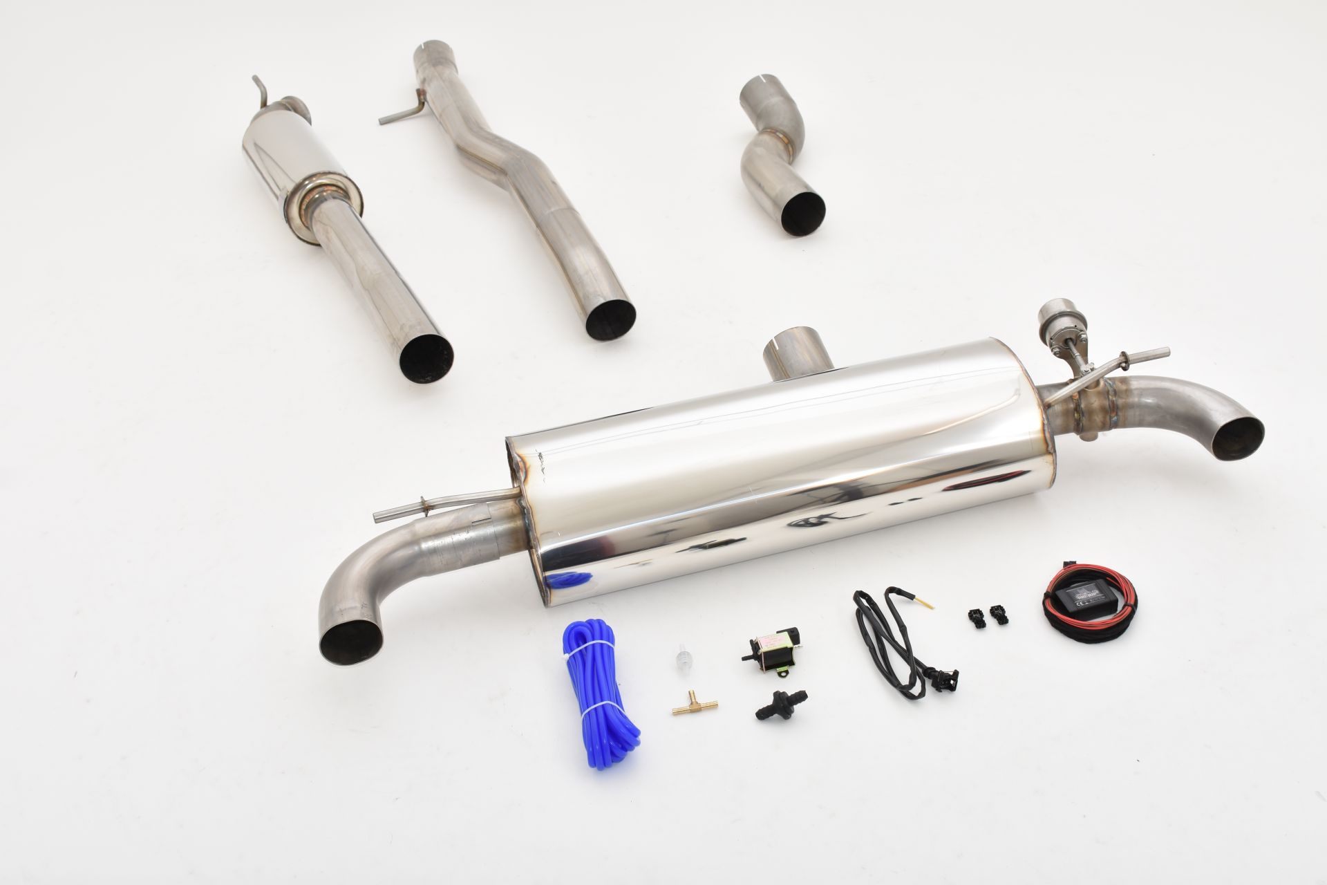 StreetBeast 76mm Duplex-Anlage mit Klappensteuerung, Mercedes W176 A-Klasse 