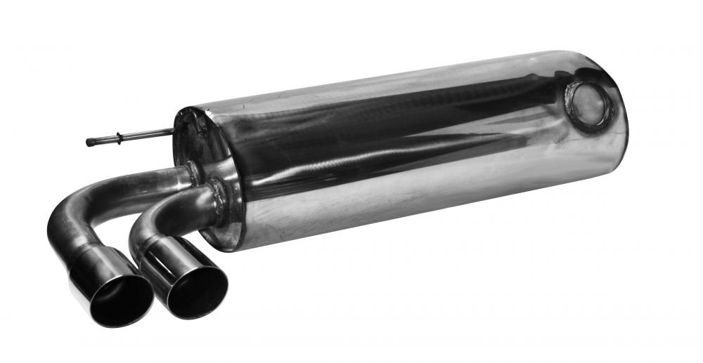Bastuck Sportauspuff für BMW 218i Typ F22 (Coupé) 2x76mm, 20° schräg geschnitten