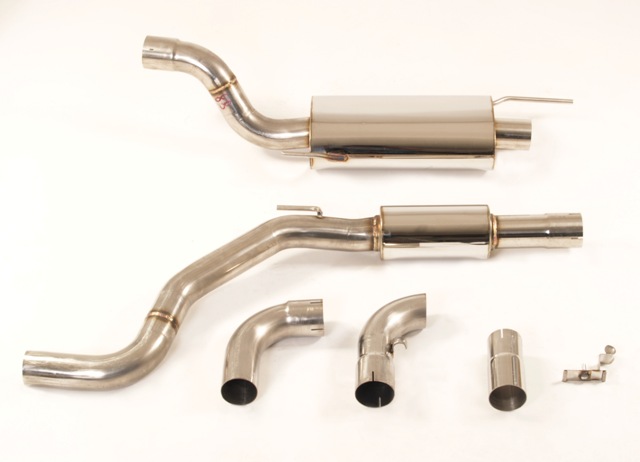 Friedrich Motorsport  70mm Anlage mittig Opel Corsa D OPC