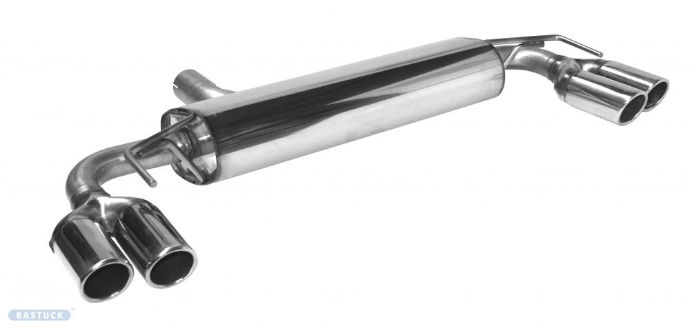 Bastuck Sportauspuff für Opel Astra K Typ B-K 2x 2x76mm, mit Lippe 20° schräg geschnitten