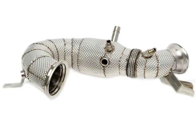 TA Technix Downpipe mit Hitzeschild und Katalysator Mercedes-​Benz AMG GT GT43/GT53 X290, E-​Klasse W213, CLS-​Klasse C257, GLE-​Klasse V167, S-​Klasse W222 - Motorcode M256