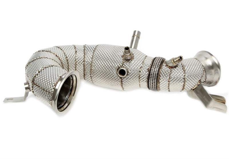 TA Technix Downpipe mit Hitzeschild und Katalysator Mercedes-​Benz AMG GT GT43/GT53 X290, E-​Klasse W213, CLS-​Klasse C257, GLE-​Klasse V167, S-​Klasse W222 - Motorcode M256
