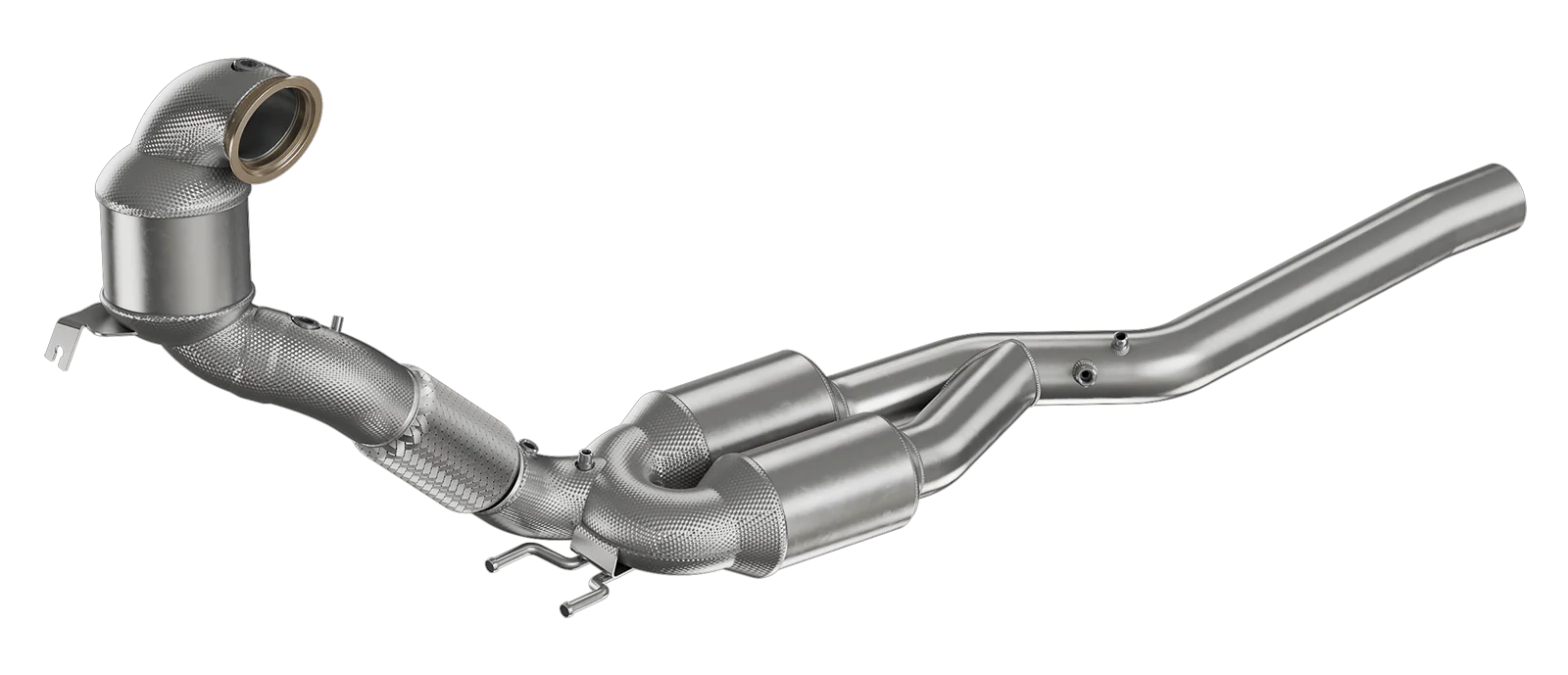 HJS ECE Downpipe VAG 2.0 T(F)SI EA888 Gen.4 AWD OPF (z.B. Golf 8 R) 90821186