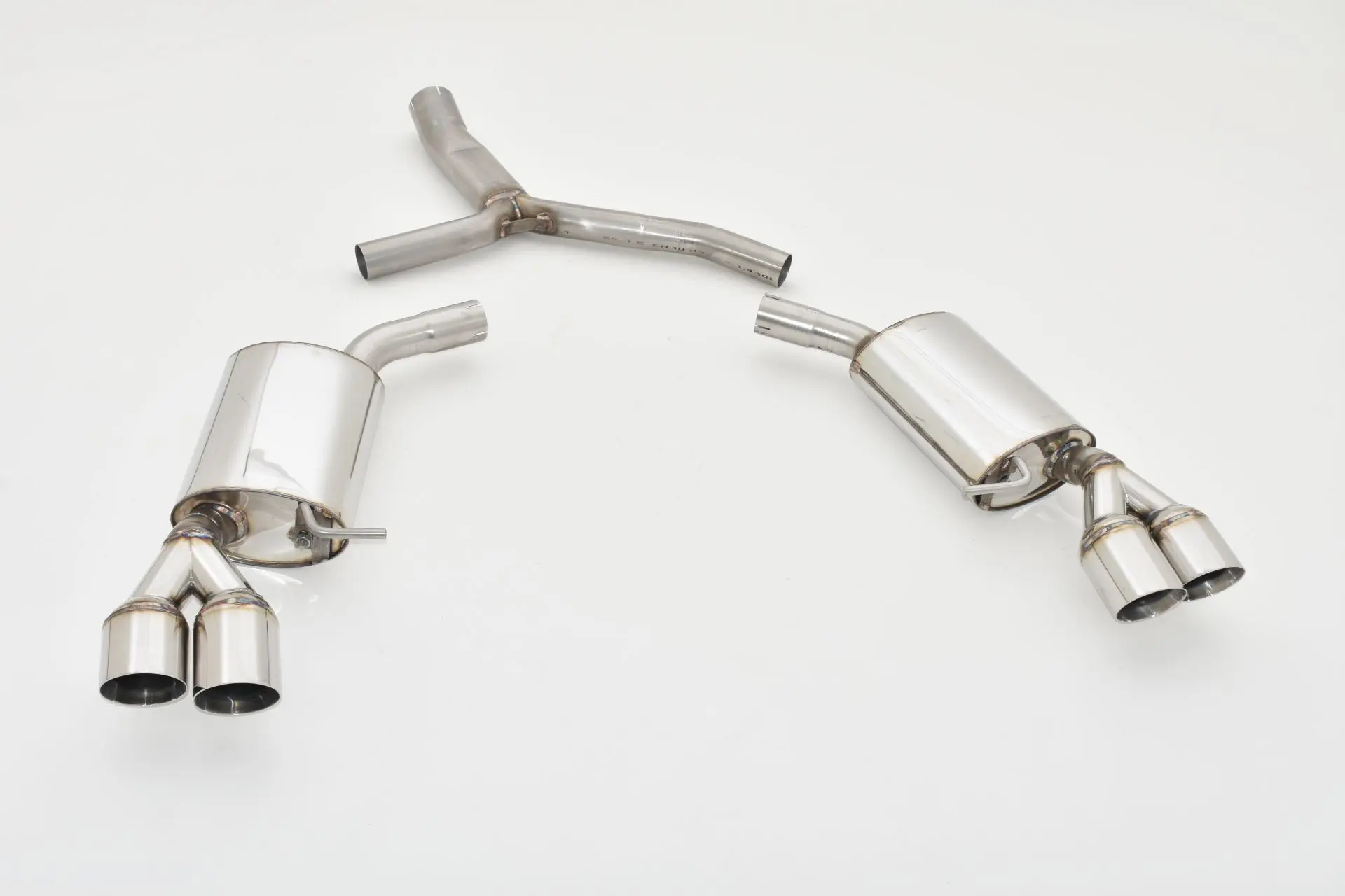 Friedrich Motorsport 76mm Duplex-Sportendschalldämpfer Audi A5 B9 (F5/B8) Sportback