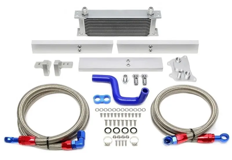 TA Technix 13-​Rippen Aluminium Ölkühler-​Kit passend für VW Golf VII