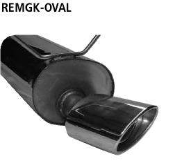 Bastuck Sportauspuff für Renault Mégane I Typ BA 153x95mm, oval