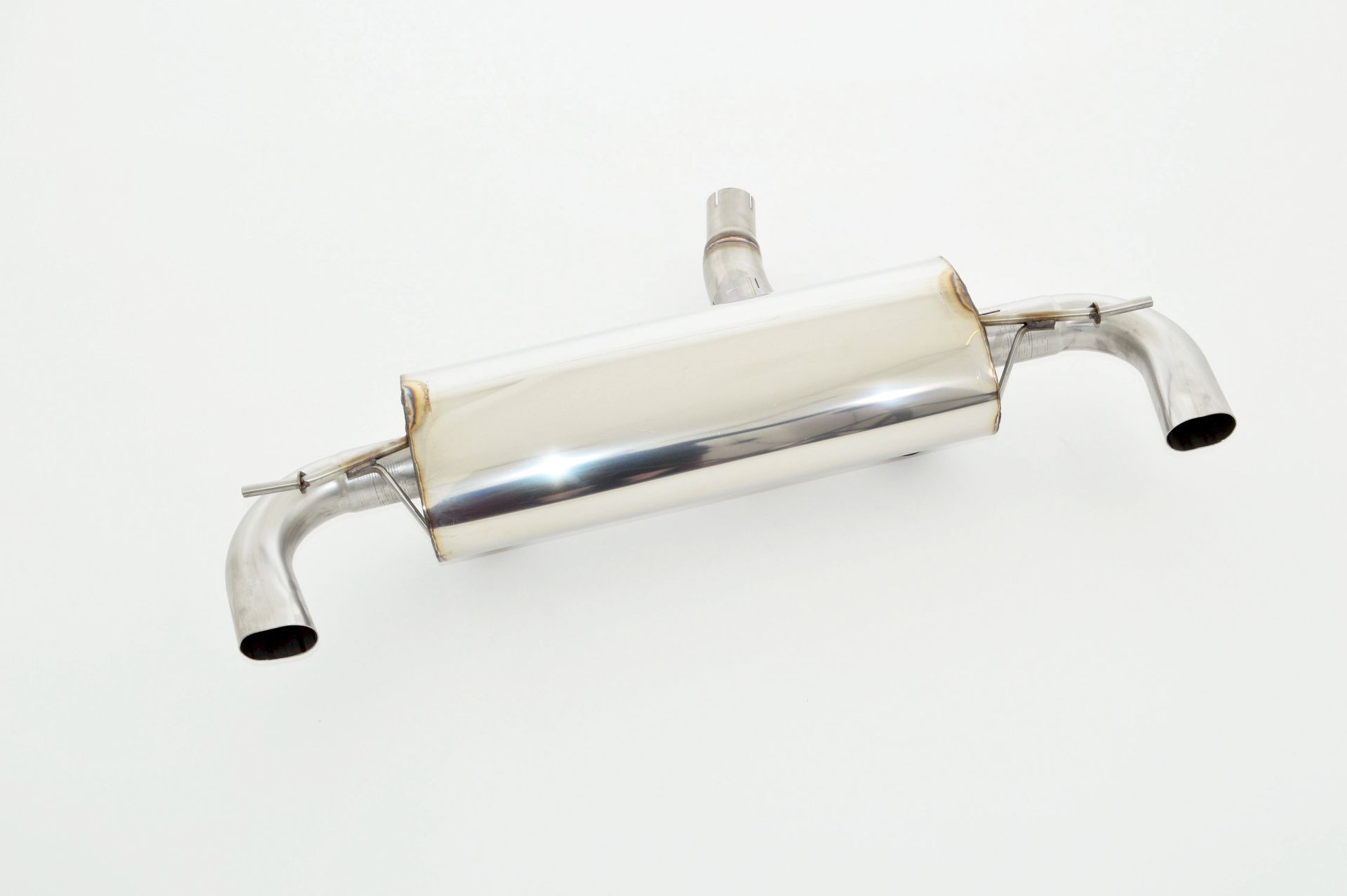 Friedrich Motorsport 76mm Duplex-Sportendschalldämpfer Edelstahl 