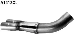 Bastuck Sportauspuff Opel Omega B 2x76mm Tuning Foto