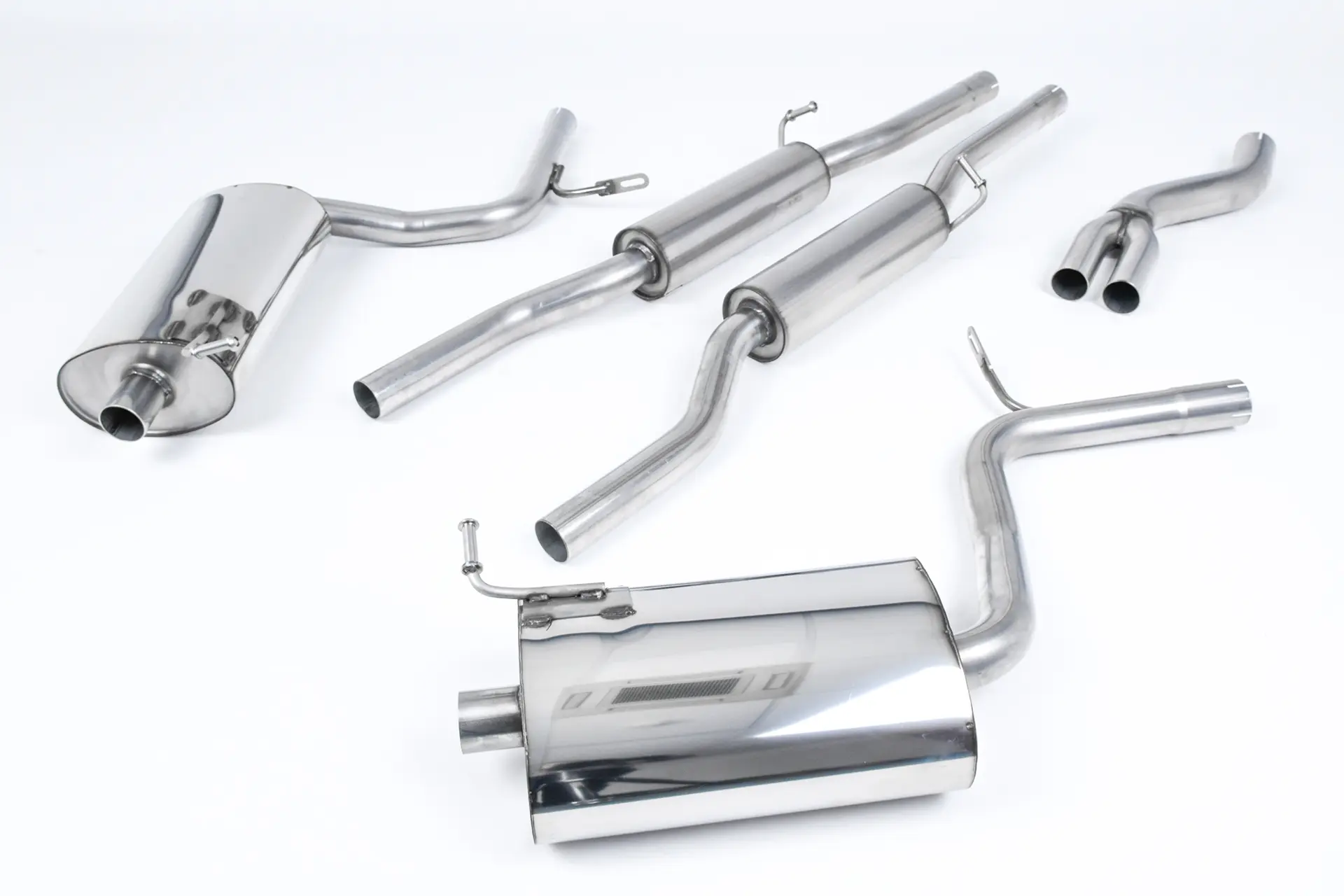 Milltek Komplettanlage (resonated) für Audi A4 B7 2.0 TFSI quattro / DTM