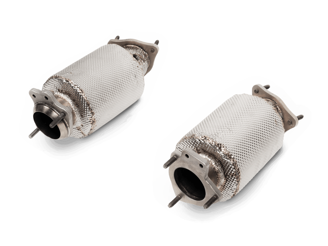 Akrapovic Link Pipe Set w/o Cat (SS) für Corvette C8