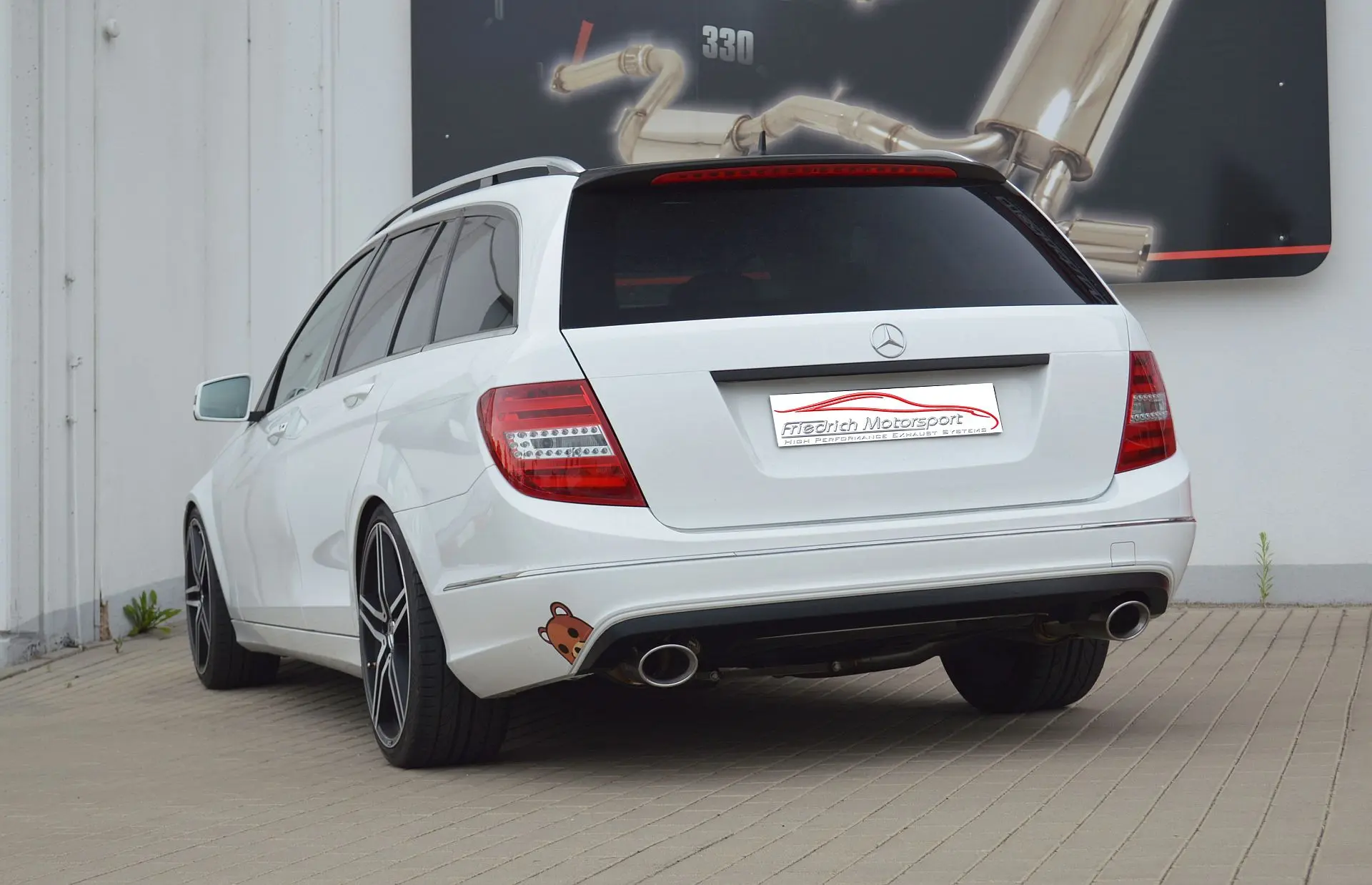  Friedrich Motorsport Duplex-Endschalldämpfer C-Klasse