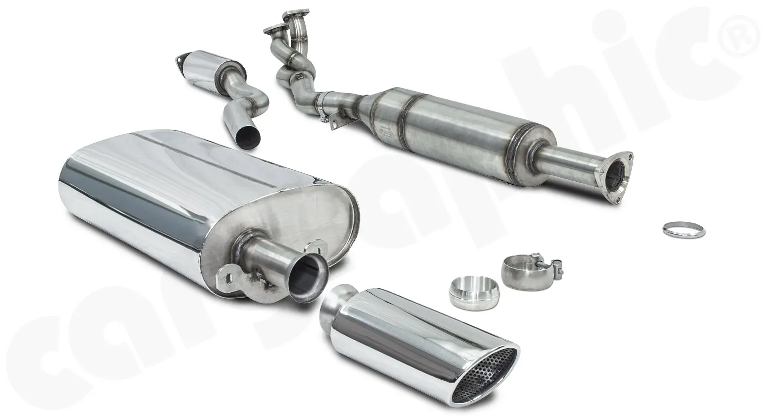 CARGRAPHIC N-GT Abgasanlage für Porsche 944 S2 Foto