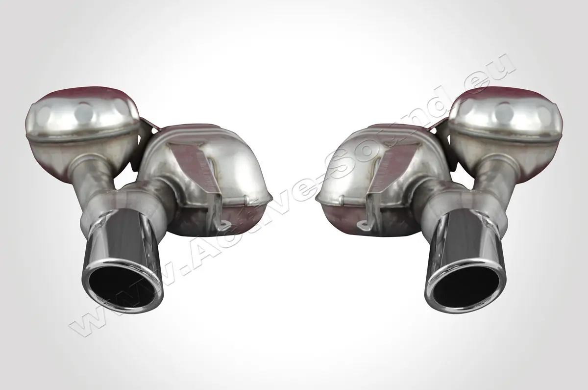 CETE Komplett-Set Active Sound inkl. Endschalldämpfer und APP-Steuerung - Audi A6 4G