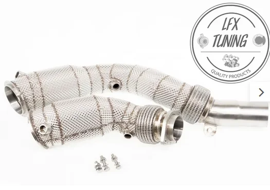 LFX BMW S55 Downpipes als Katersatz oder 200 Zeller - M2 F87 / M3 F80 / M4 F82 F83