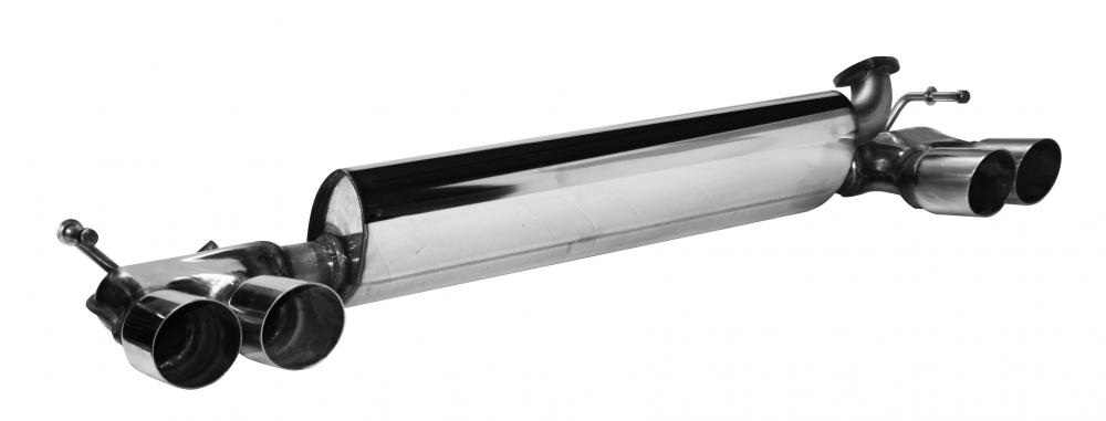 Bastuck Sportauspuff für Renault Twingo III Typ AH 2x 2x76mm, 20° schräg geschnitten