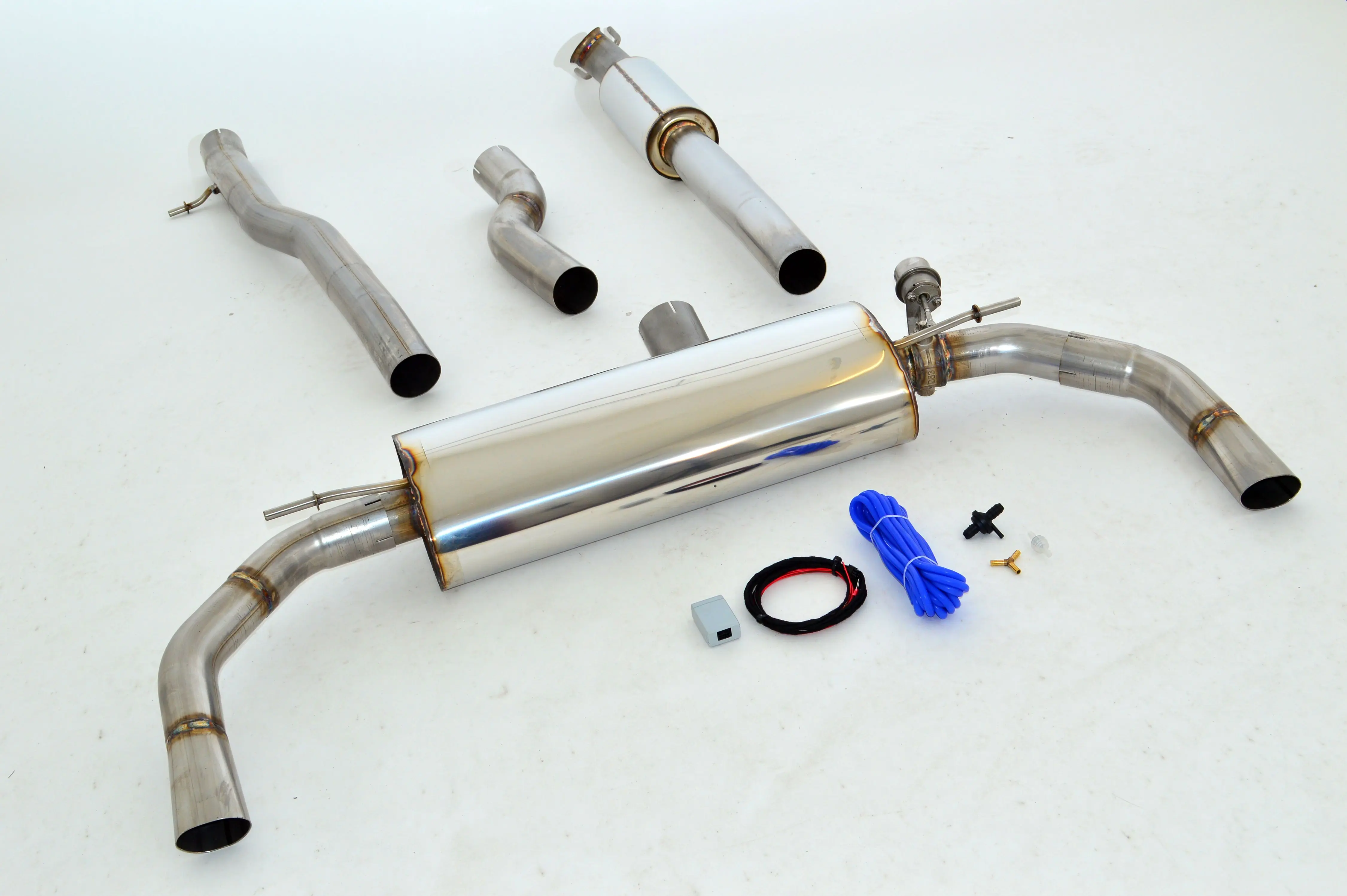 StreetBeast 76mm Duplex-Anlage mit Klappensteuerung, Mercedes C117 CLA-Klasse