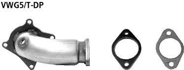 Bastuck Downpipe für Audi TT II Typ 8J (Coupé) 