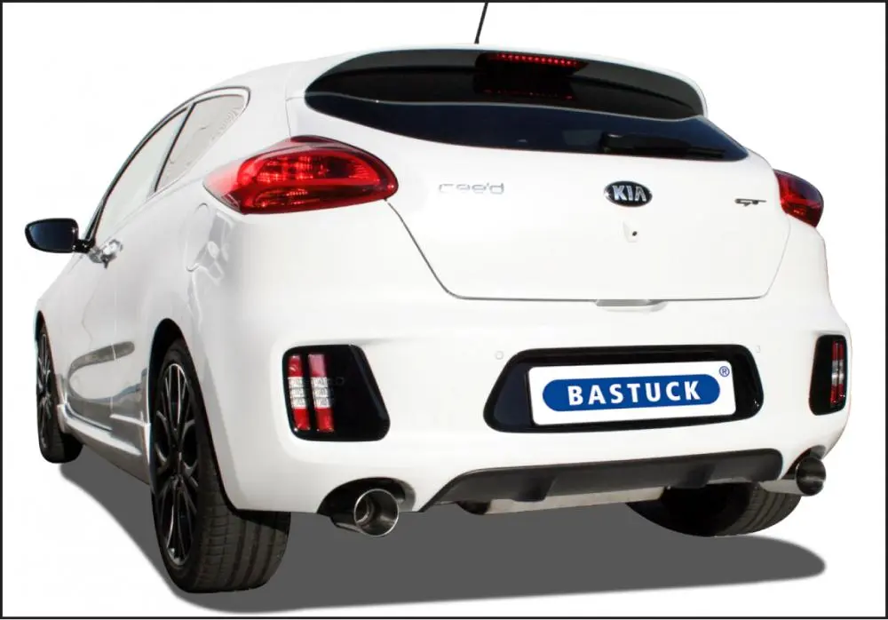 Bastuck Sportauspuff Kia Cee'd JD 2x 1x100mm Race Foto