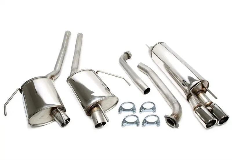 TA Technix Edelstahlanlage 2x80mm passend für Opel Omega B Limo.