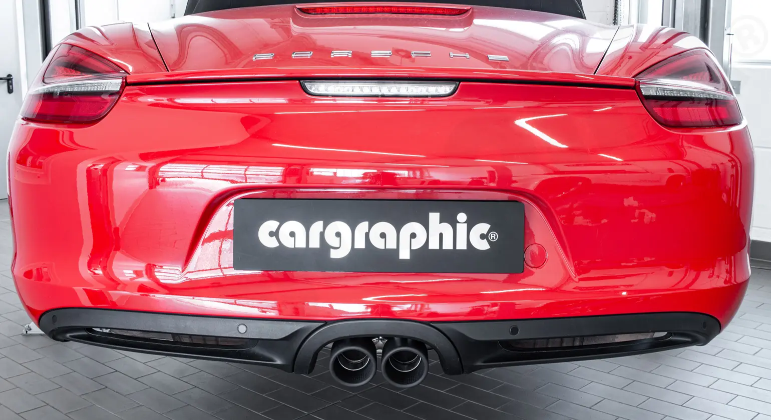 CARGRAPHIC Sport-Endrohr für Porsche 981 Anleitung